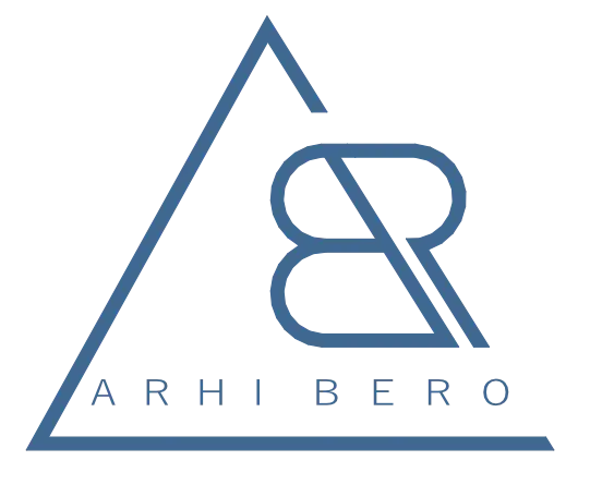 Prikazuje logotip, podjetja ARHI BERO, Beno Rožman s.p.